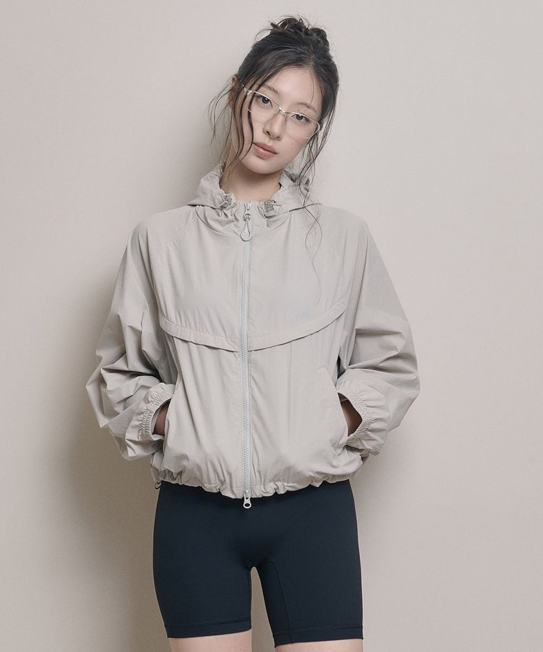 Aero Mesh Windshell - Warm Gray