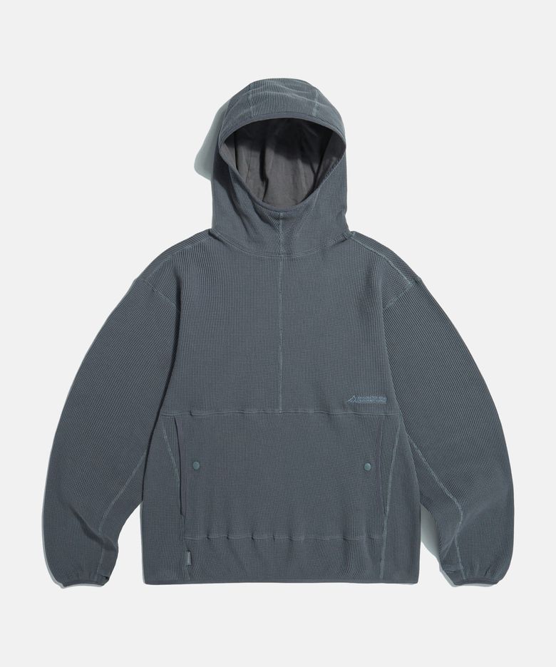 Utility Waffle Hoodie Slate