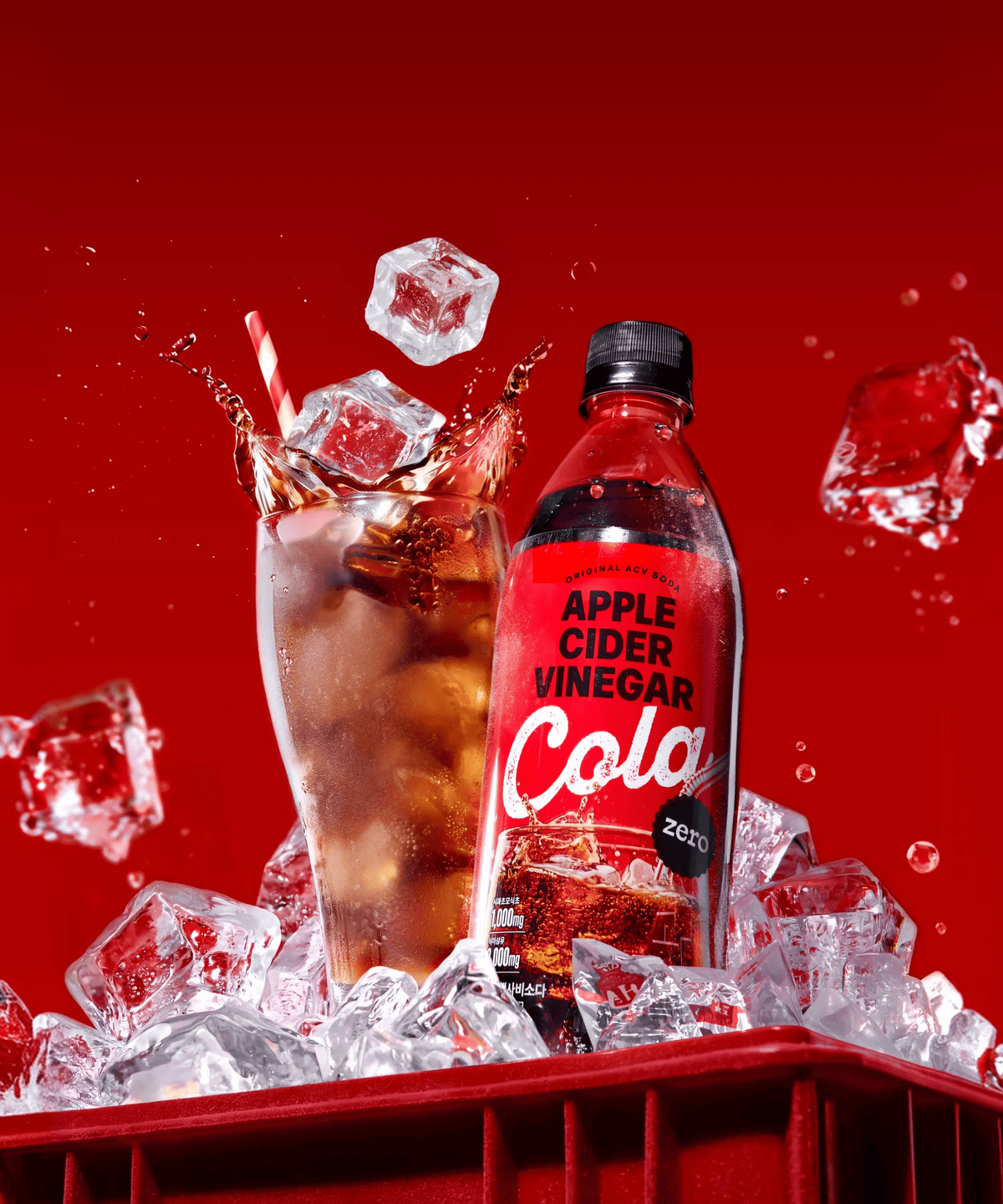 클룹(CLOOP) 애사비소다 제로 콜라 탄산음료 500ml 24개입