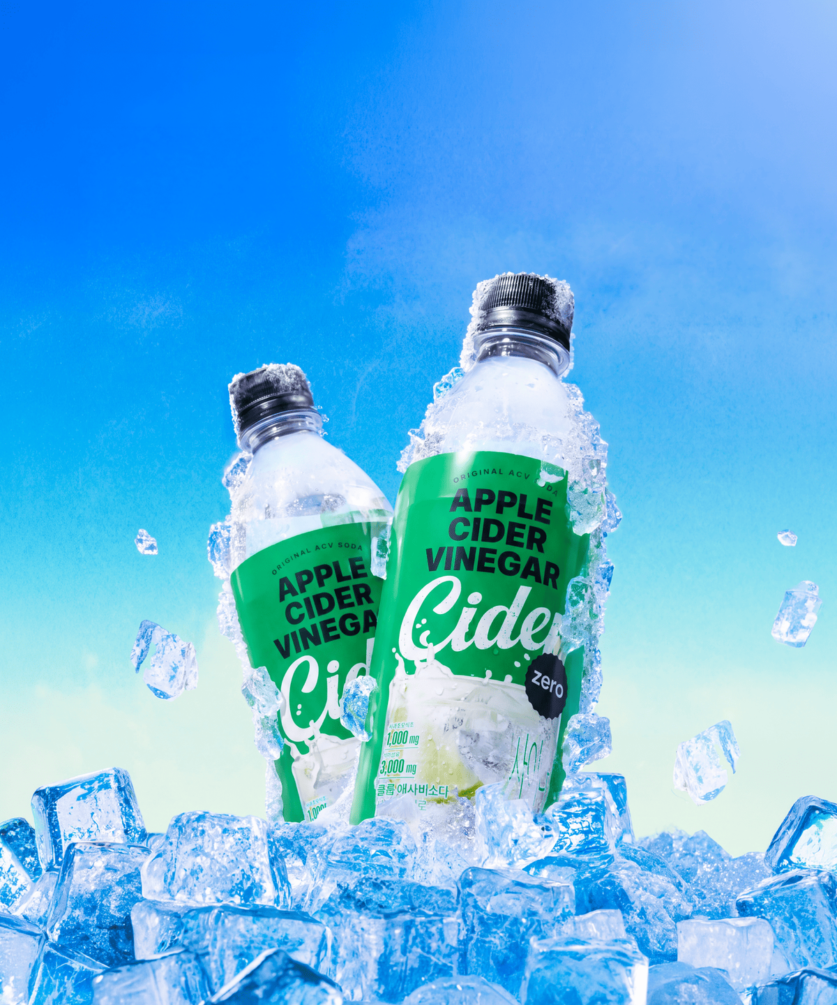 클룹(CLOOP) 애사비소다 제로 사이다 탄산음료 500ml 24개입