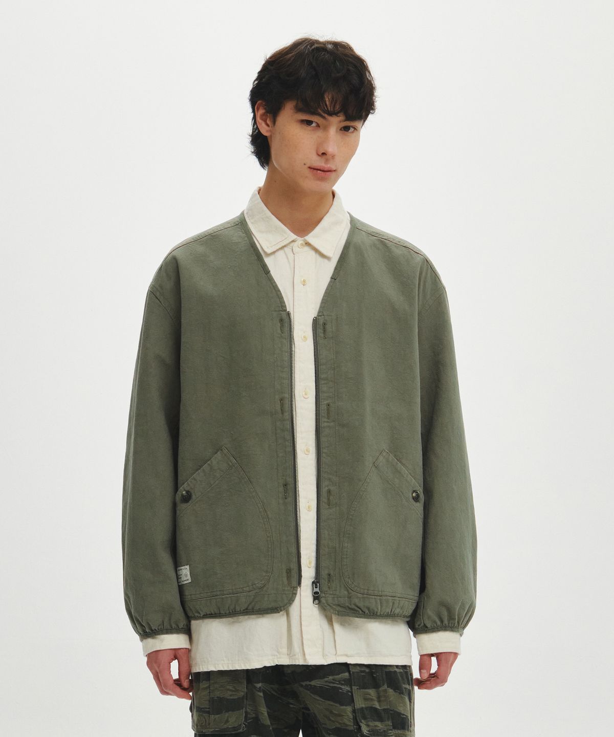힐리먼트(HELEMENT) 워시드 릿지 자켓 (KHAKI)