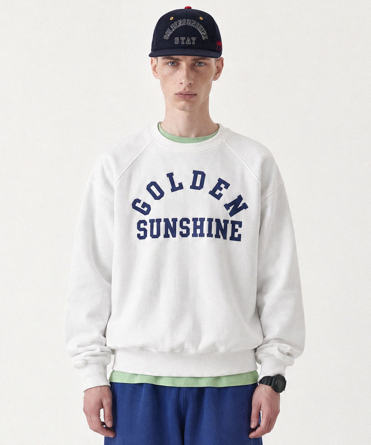 골든선샤인(GOLDEN SUNSHINE) SOFT RAGLAN SWEATSHIRTS_Ivory