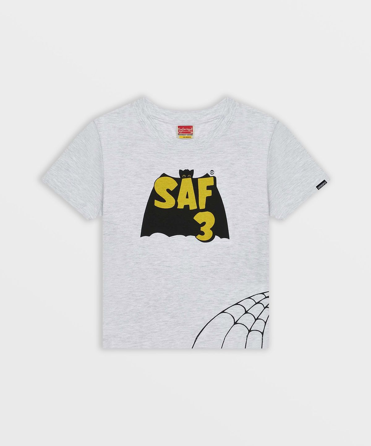 사파리스팟(SAFARISPOT) 1/2 배트 로고 티셔츠 (그레이)