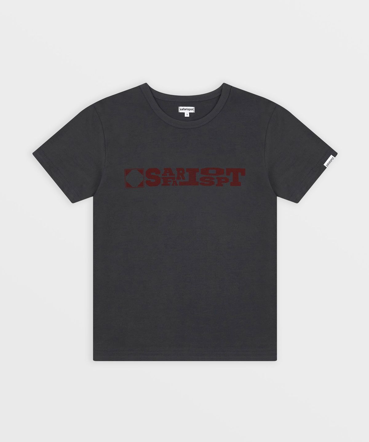 사파리스팟(SAFARISPOT) 루 베이스 유니폼 엠디 티셔츠 (차콜)