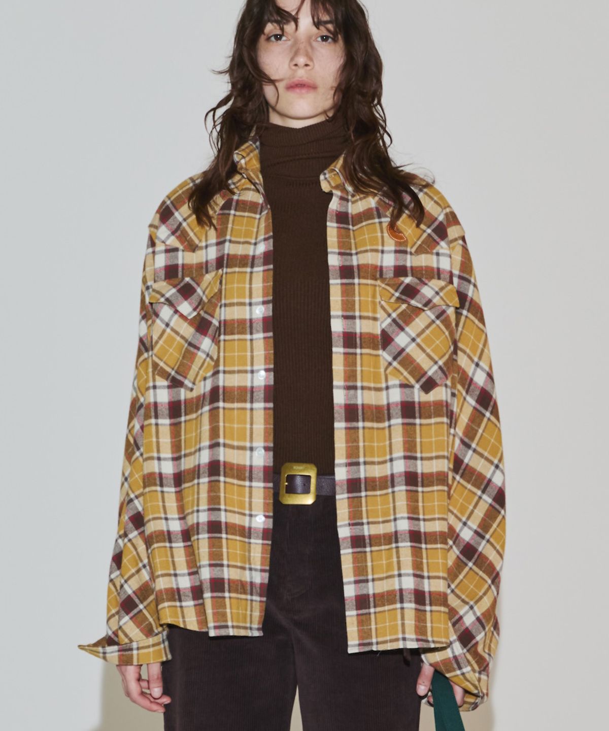 노앙(NOHANT) IVY WESTERN SHIRT YELLOW