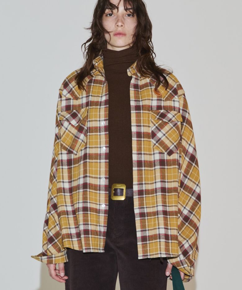 IVY WESTERN SHIRT YELLOW
