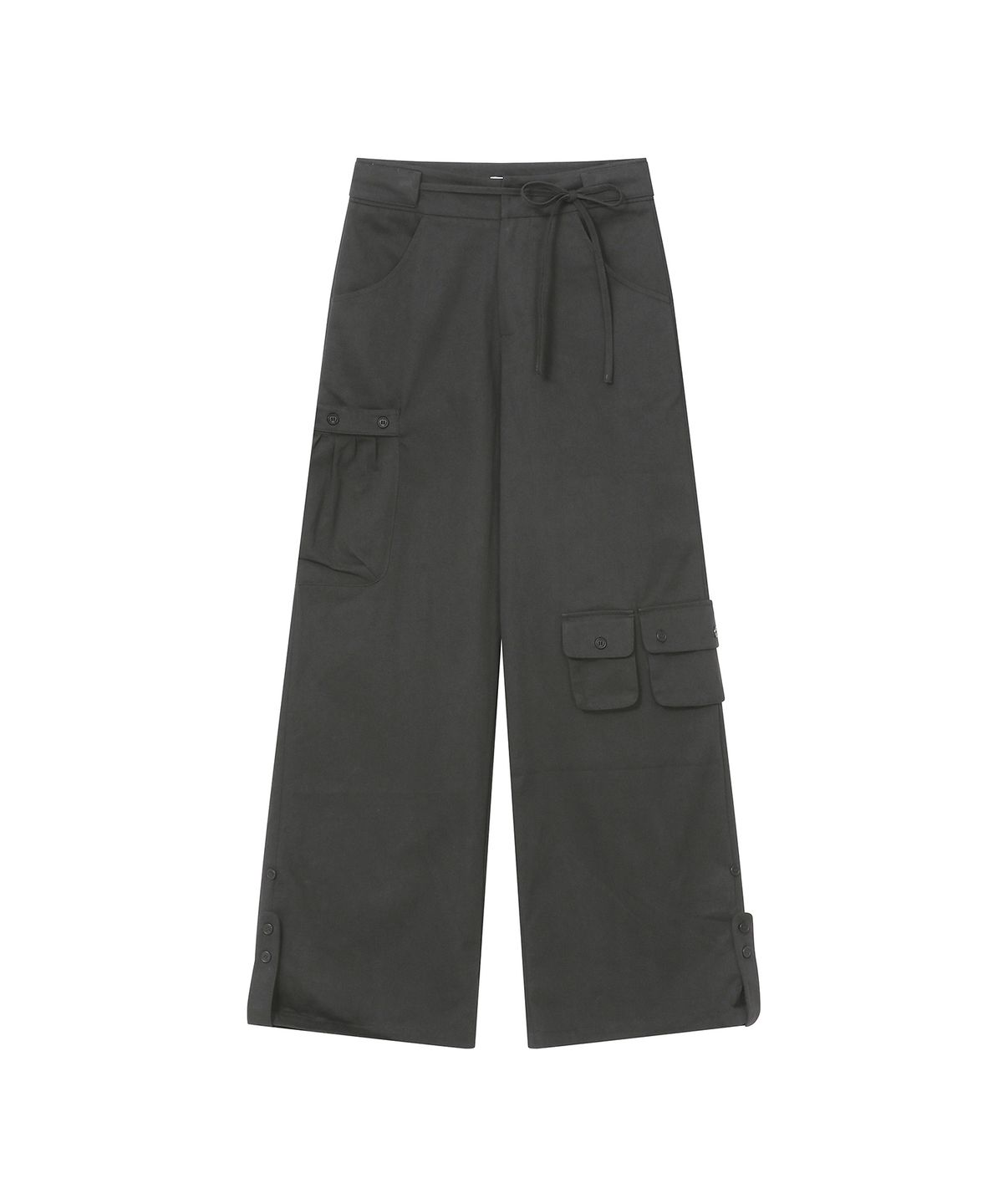 미세키서울(MISEKI SEOUL) Shirring pocket wide pants CHARCOAL