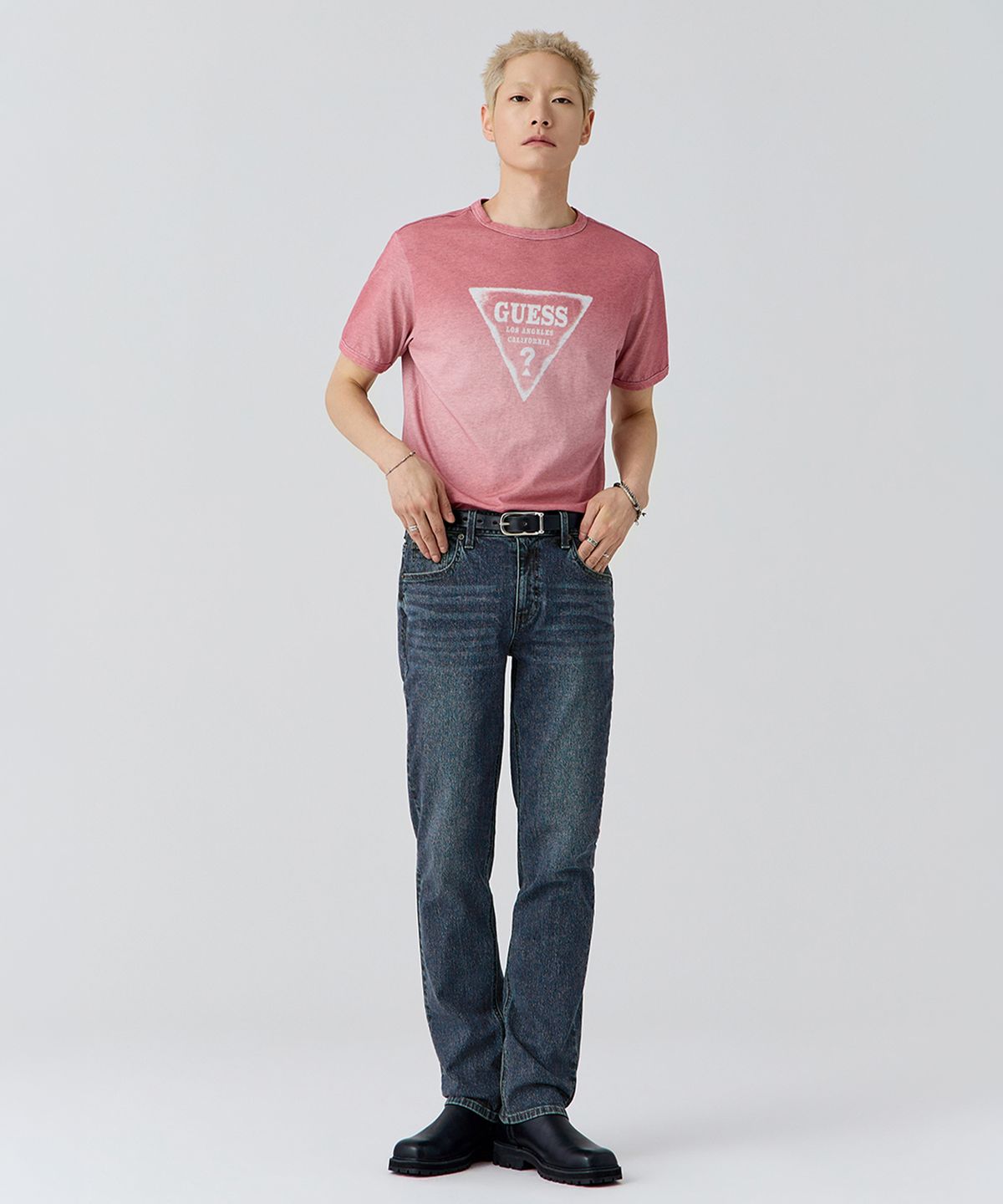 게스(GUESS) [CORE] 남성 DBL톤 릴렉스 테이퍼 MQ3D9125