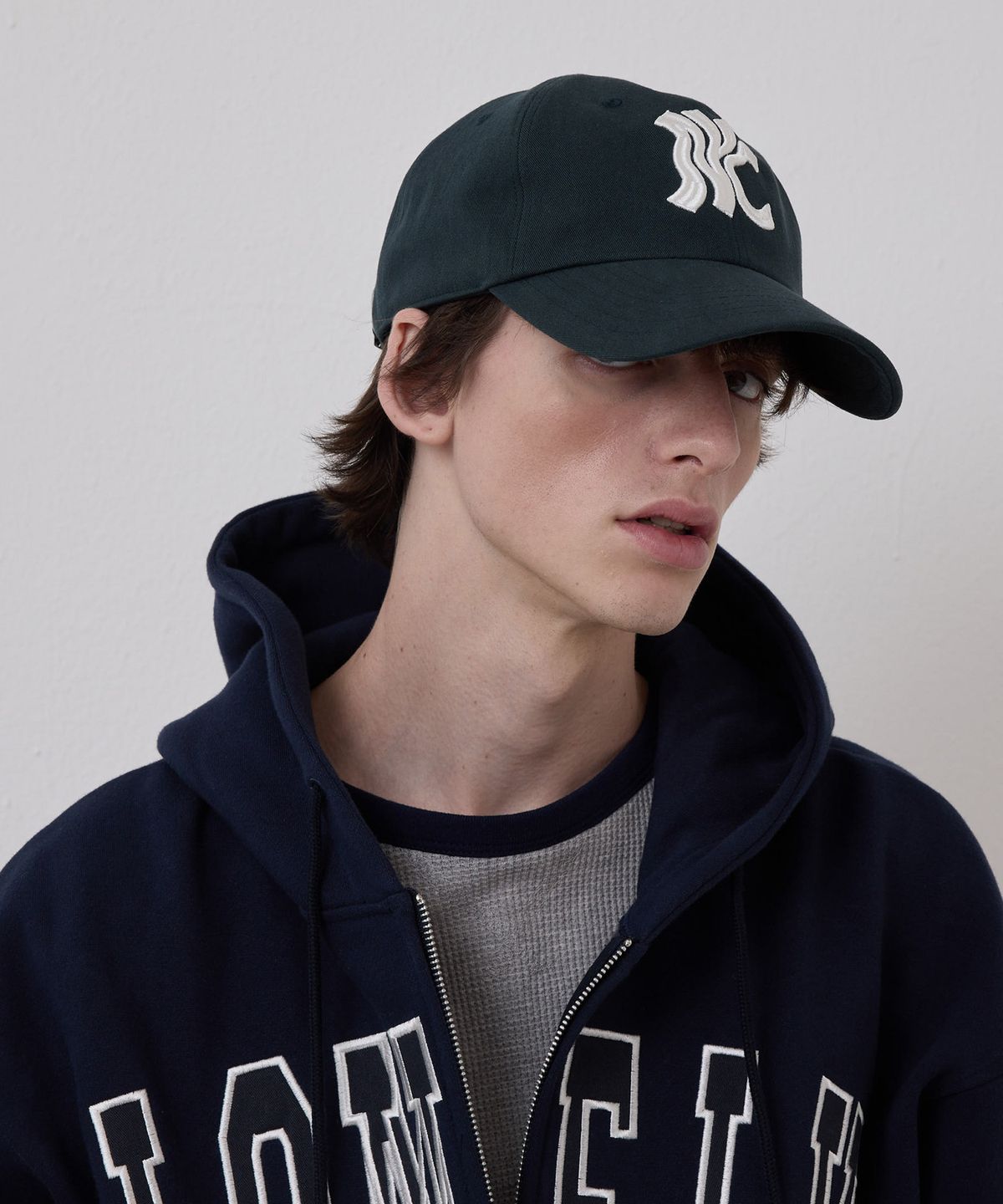노앙(NOHANT) WAVE CITY NYC WASHED BALL CAP NAVY