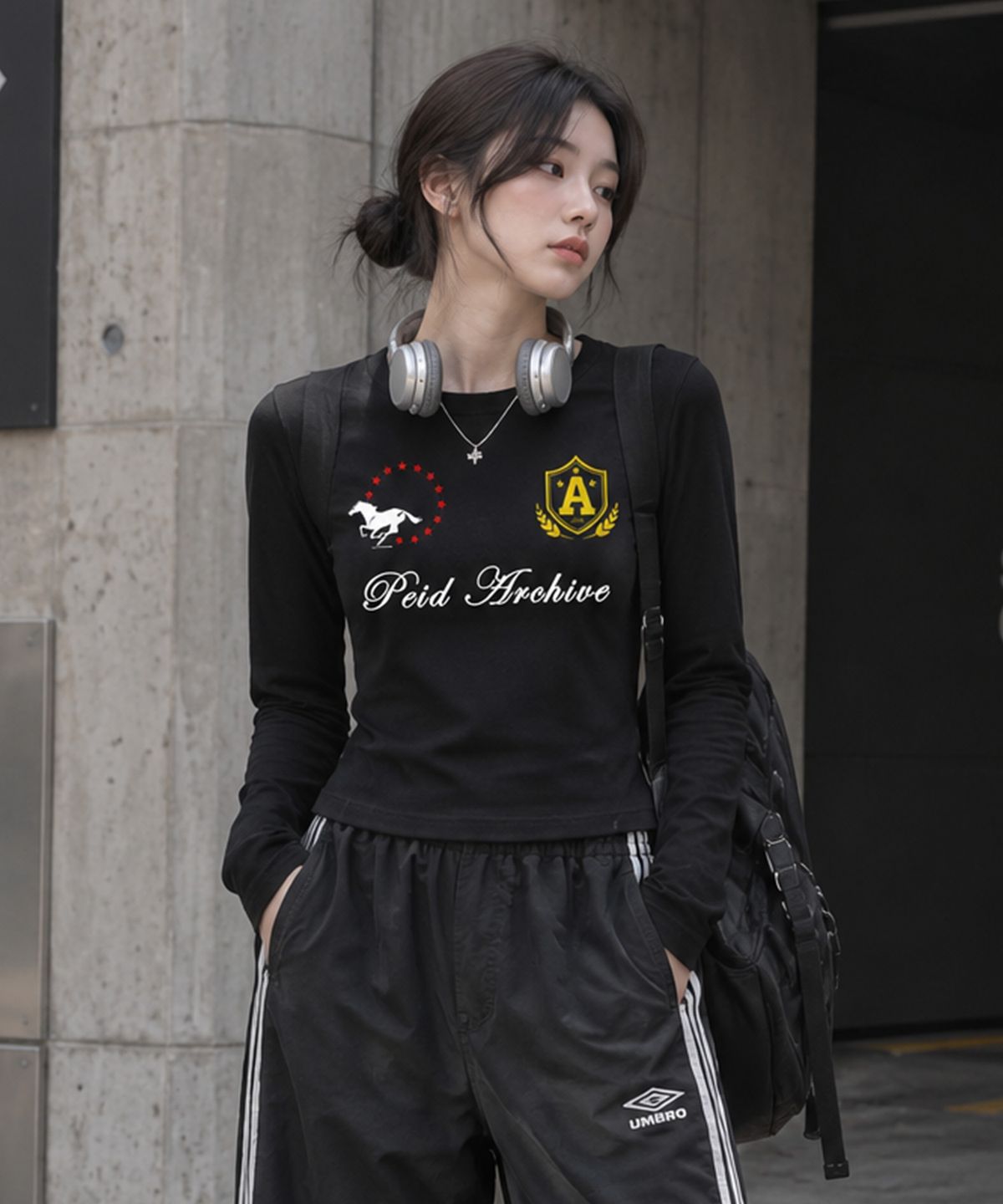 페이드(PEID) PD 빅볼스 슬림핏 긴팔티 2color