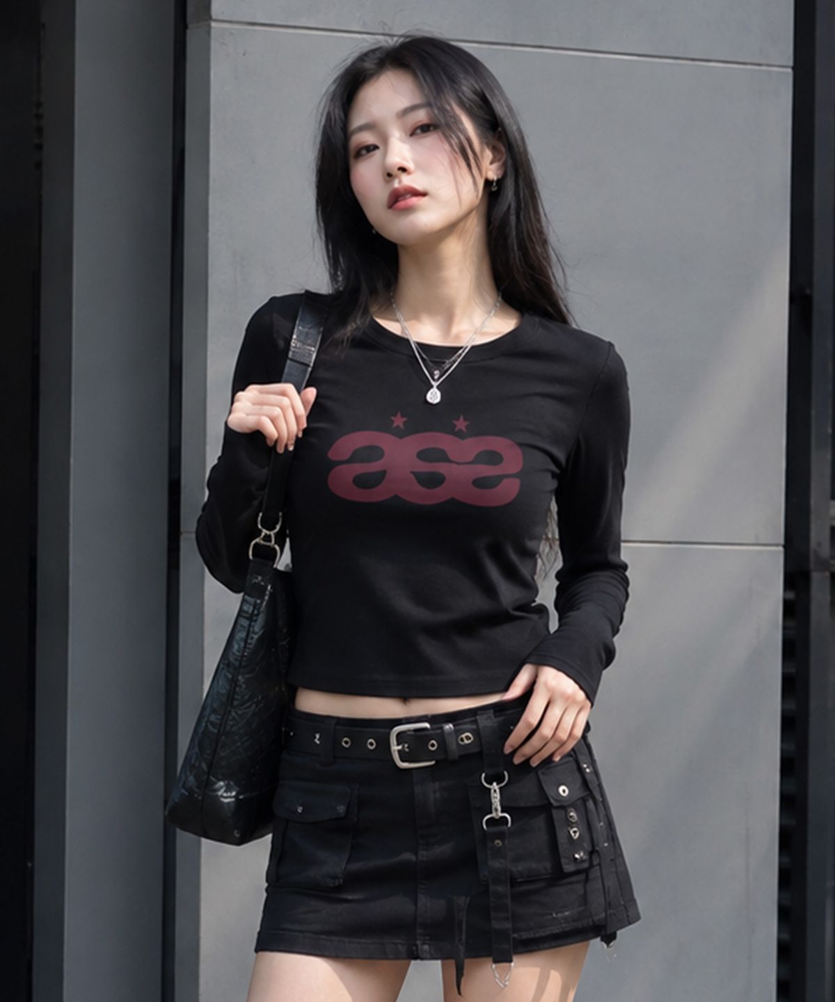 페이드(PEID) PD ase 슬림핏 긴팔티 2Color