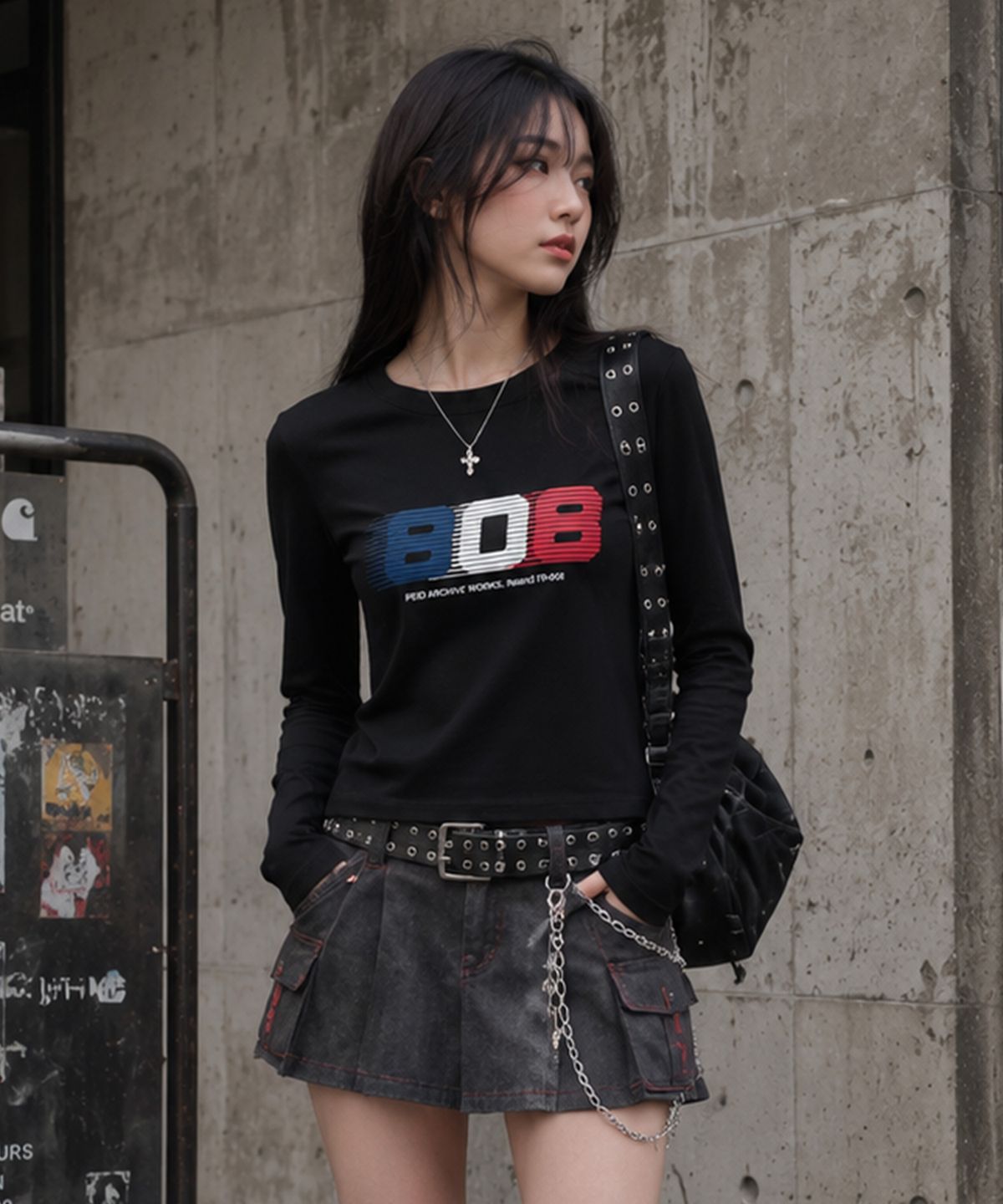 페이드(PEID) PD 808 슬림핏 긴팔티 2Color