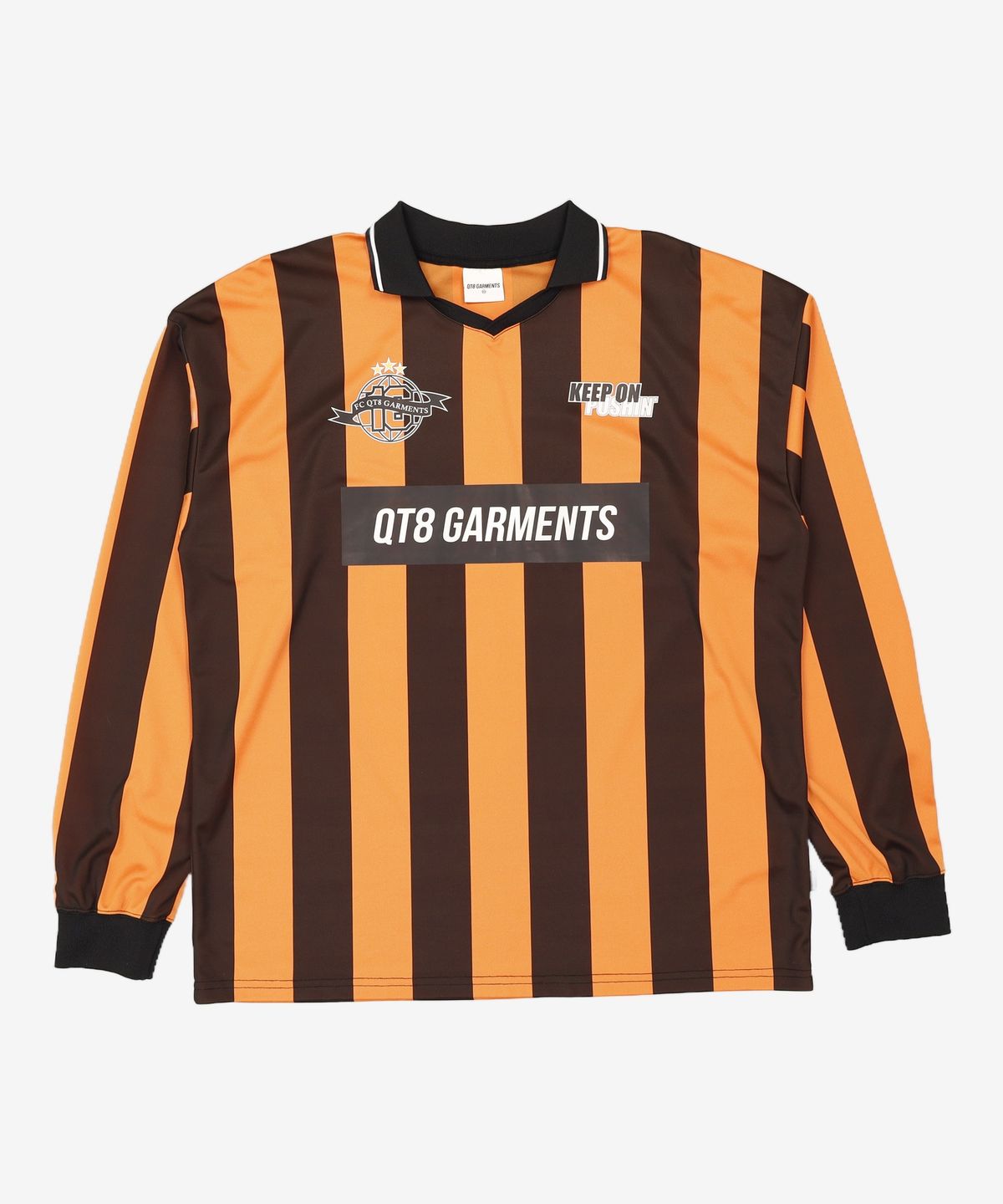 큐티에잇 가먼츠(QT8 GARMENTS) GB 3R Soccer Long Jersey (Orange) XL