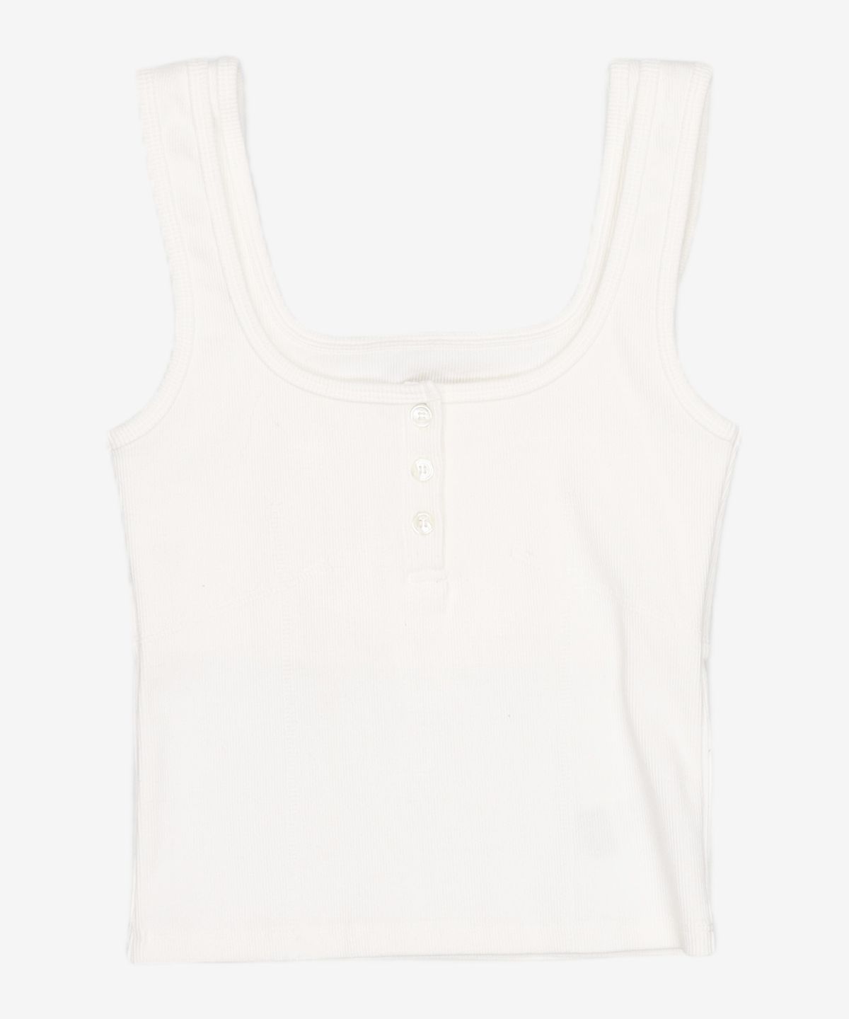 엘씨디씨티엠(LCDC™) DOUBLE LAYERED TANK TOP (WHITE) S