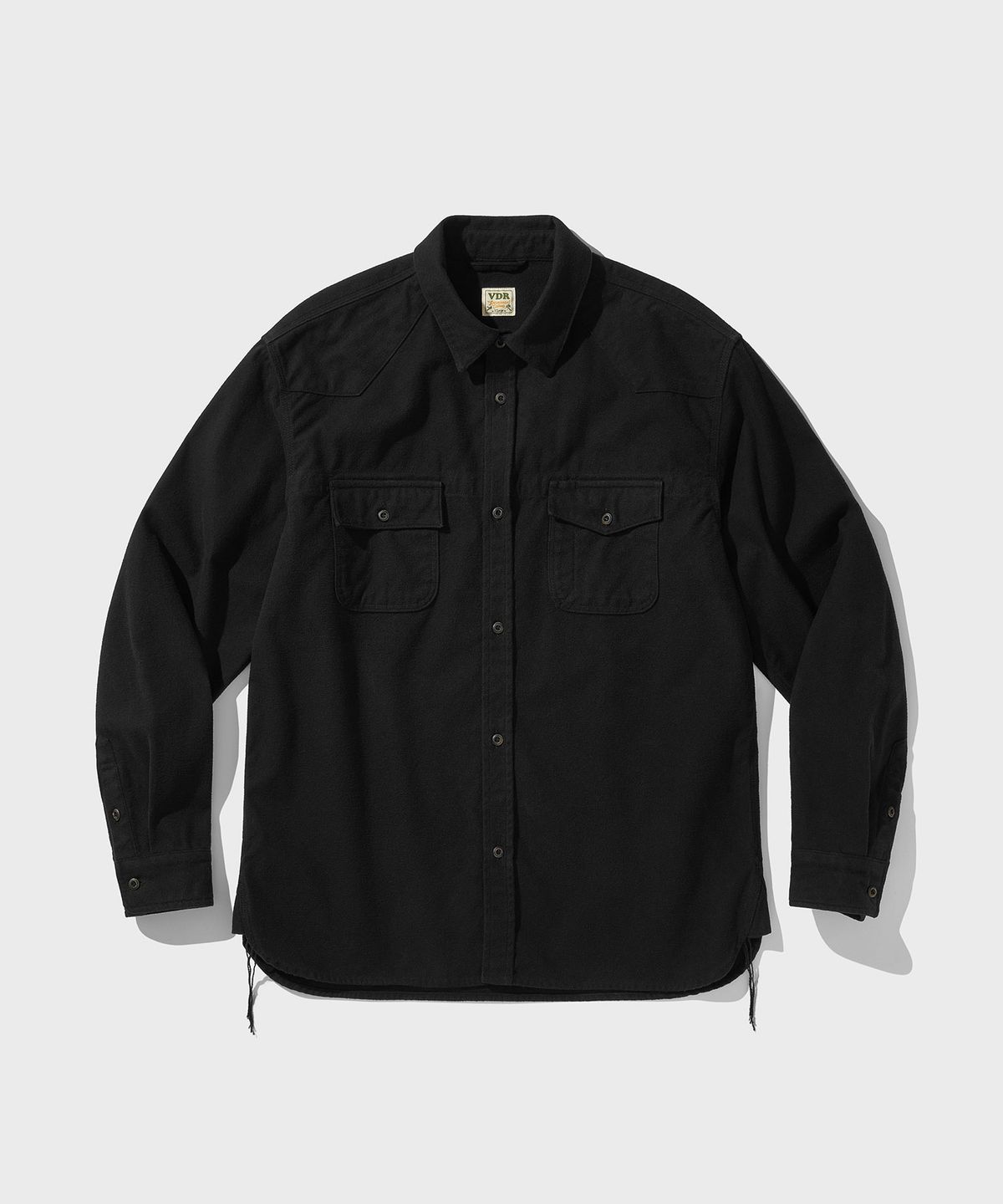 비디알(VDR) ROUGHNECK FLANNEL SHIRT [Black]