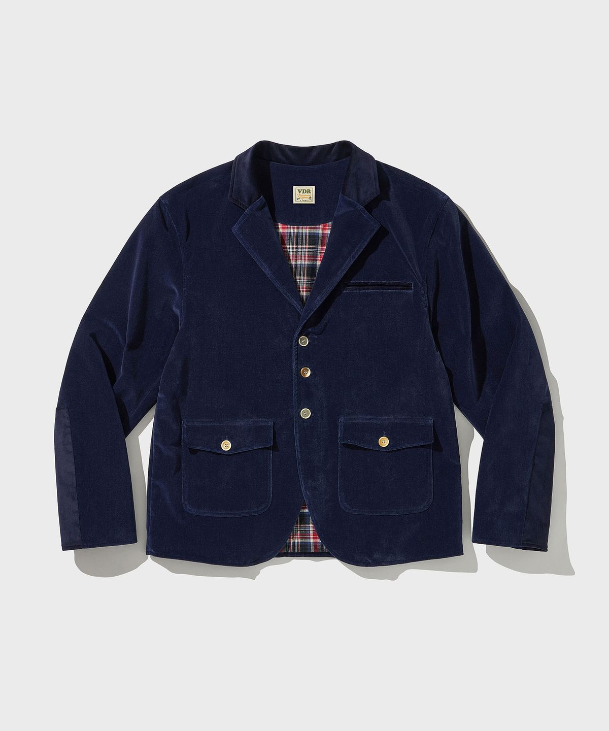 비디알(VDR) INDIGO VELVET SACK COAT