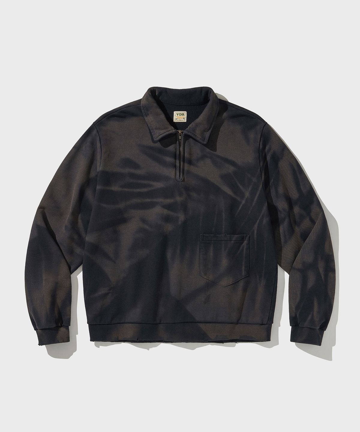 비디알(VDR) OIL FIELD FADE HALF ZIP [Oil Navy]