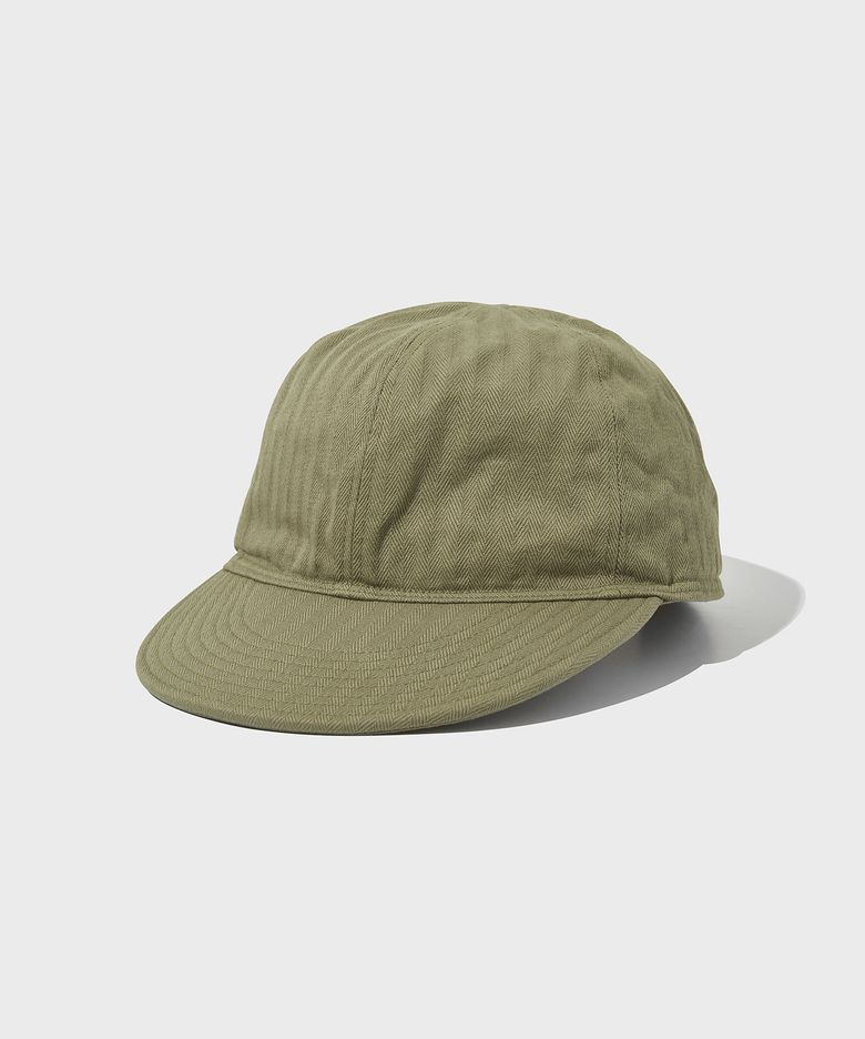 ONE-WASHED A3 STRAP CAP [Olive]