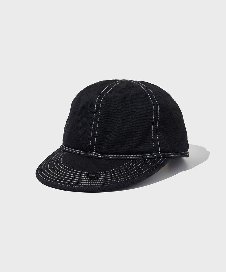 ONE-WASHED A3 STRAP CAP [Black]