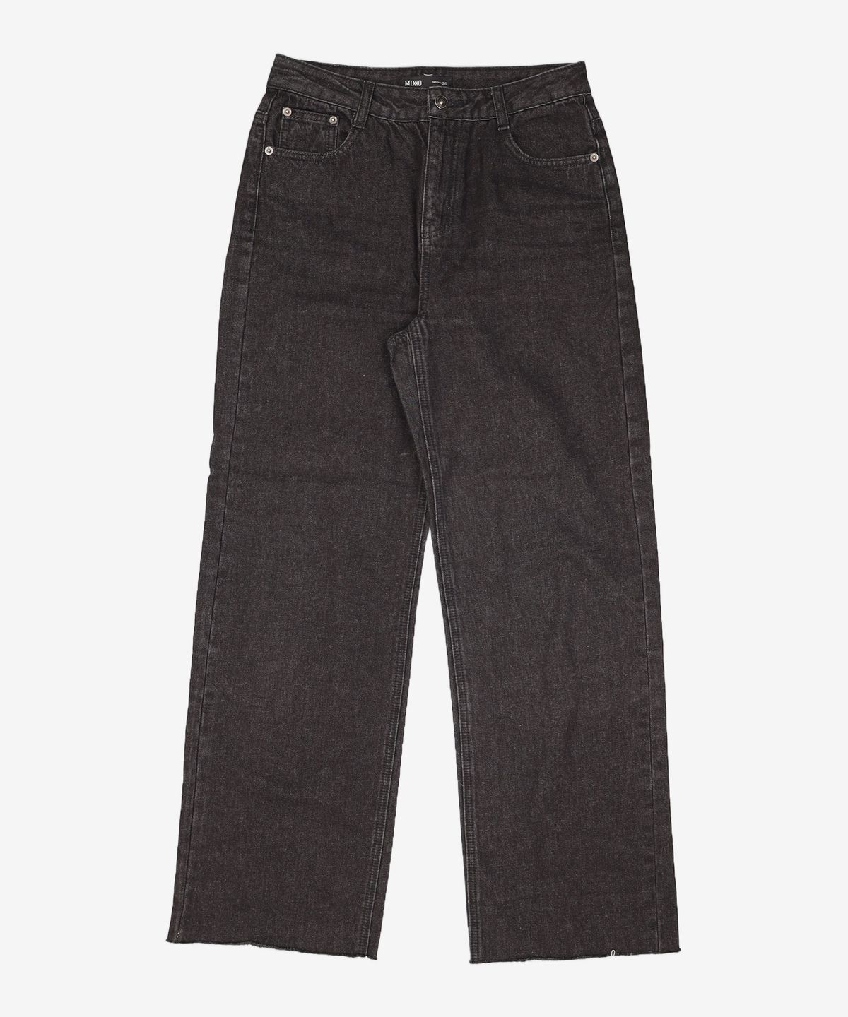 미쏘(MIXXO) 기모 롤업 와이드 데님 MIWTJB13QJ 26