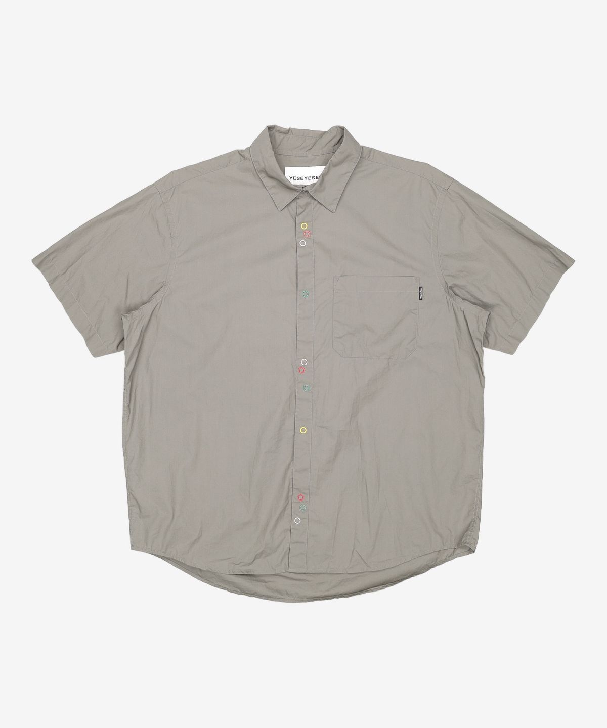 예스아이씨(YESEYESEE) Pinnacle S/S Shirt Grey M