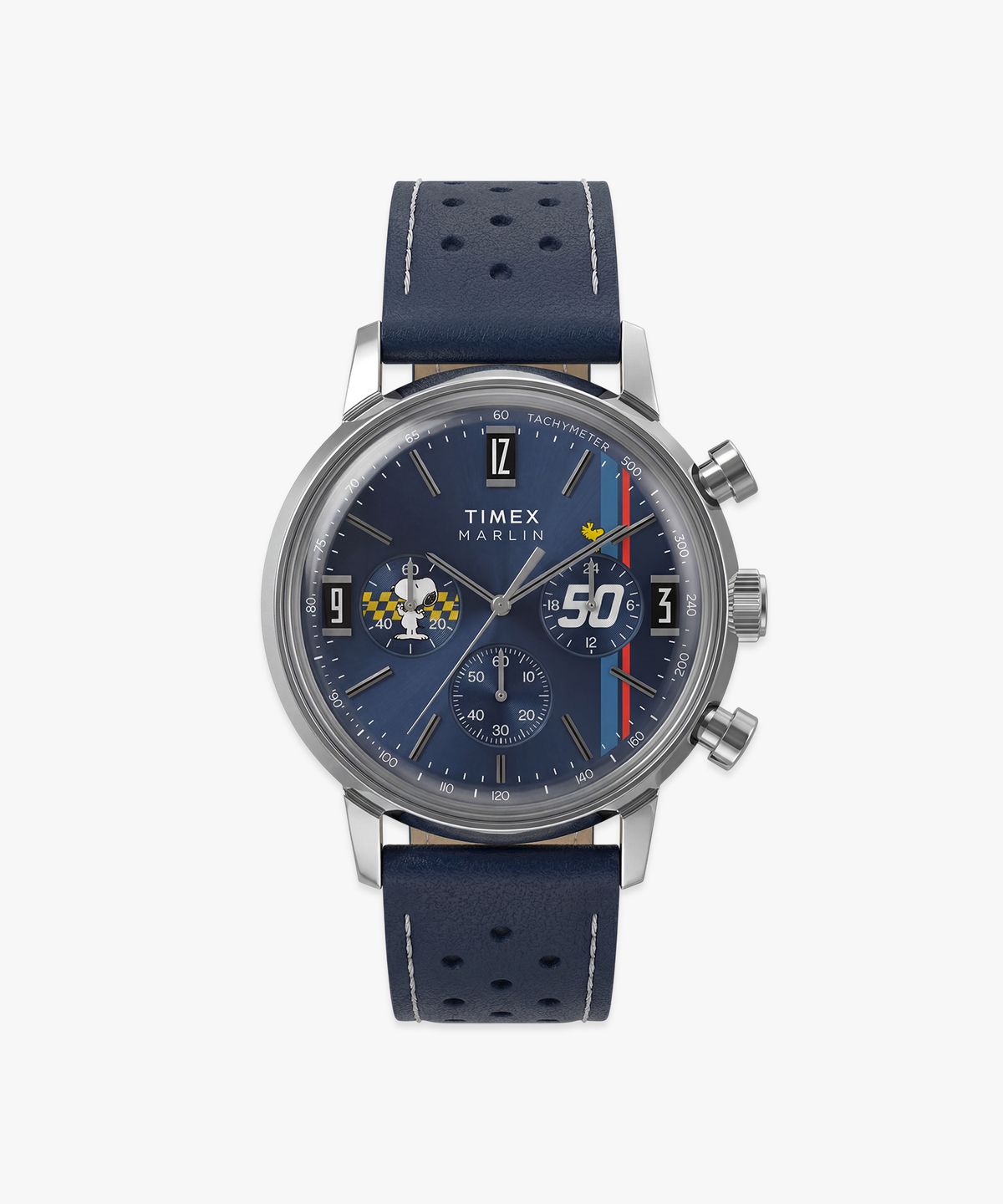 타이맥스(TIMEX) 타이맥스 x 피너츠 멀린 크로노그래프 블루시계 40mm