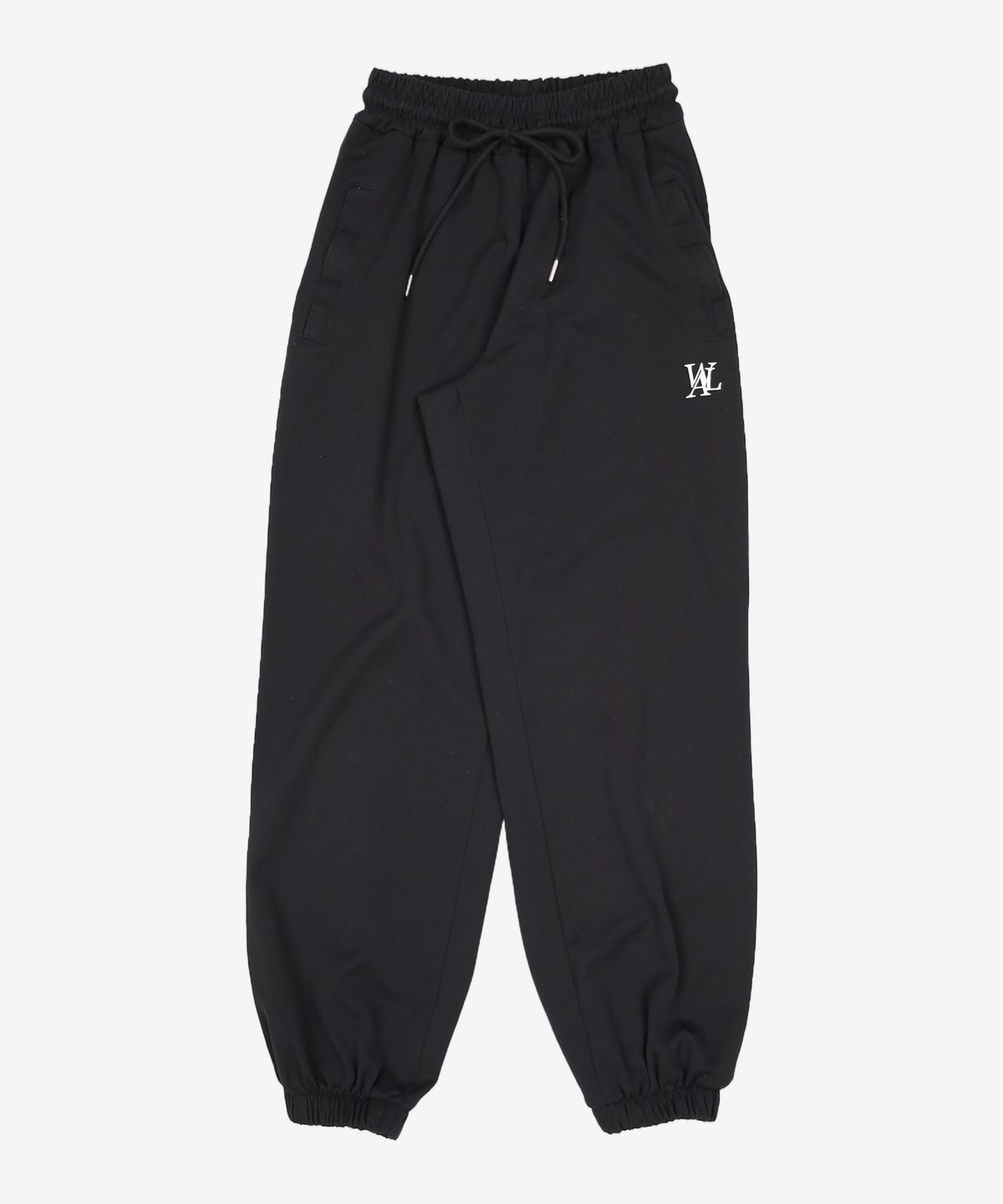 우알롱(WOOALONG) Signature summer jogger pants - BLACK S