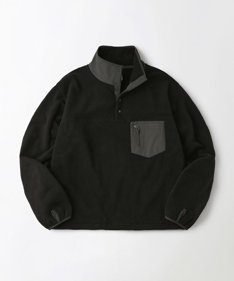 VINTAGE FLEECE PULLOVER_BLACK