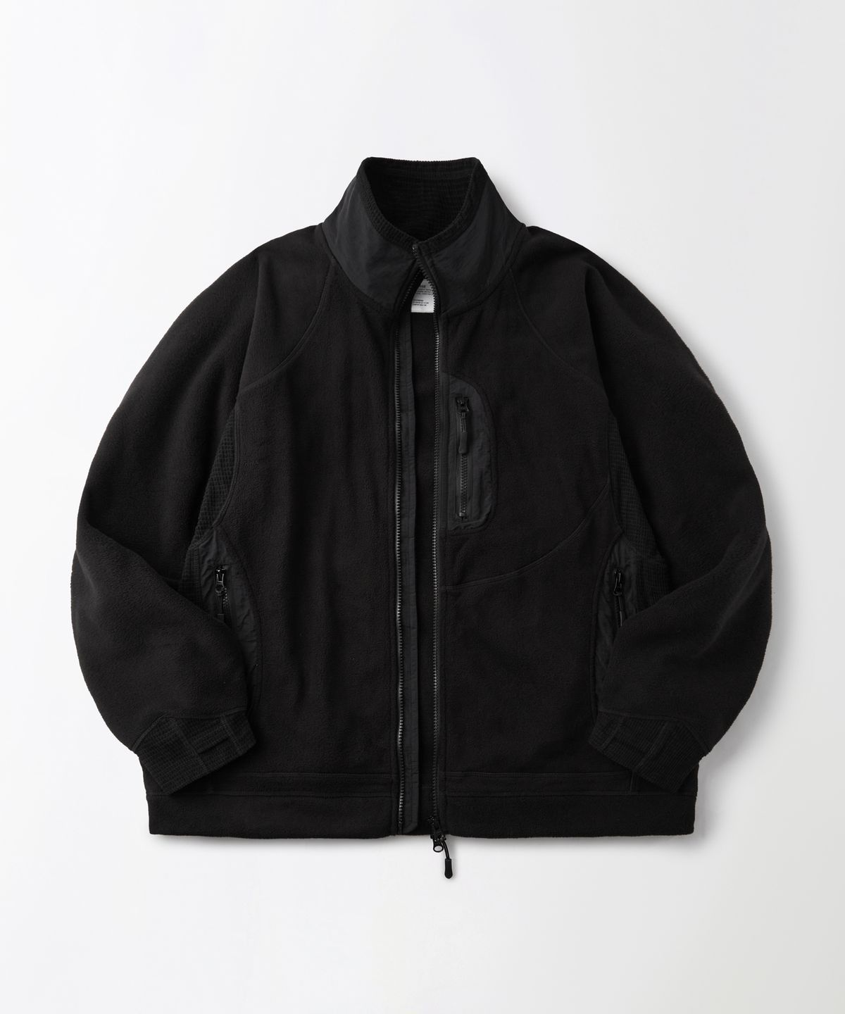 아웃스탠딩(OUTSTANDING) MILITARY FLEECE JACKET_BLACK