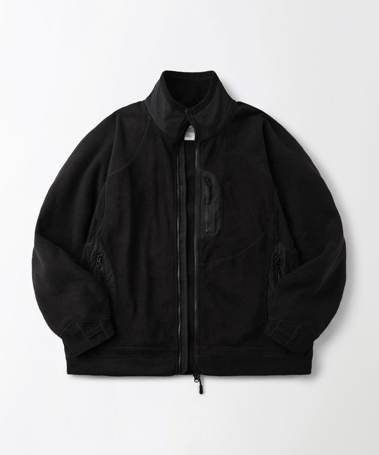 MILITARY FLEECE JACKET_BLACK