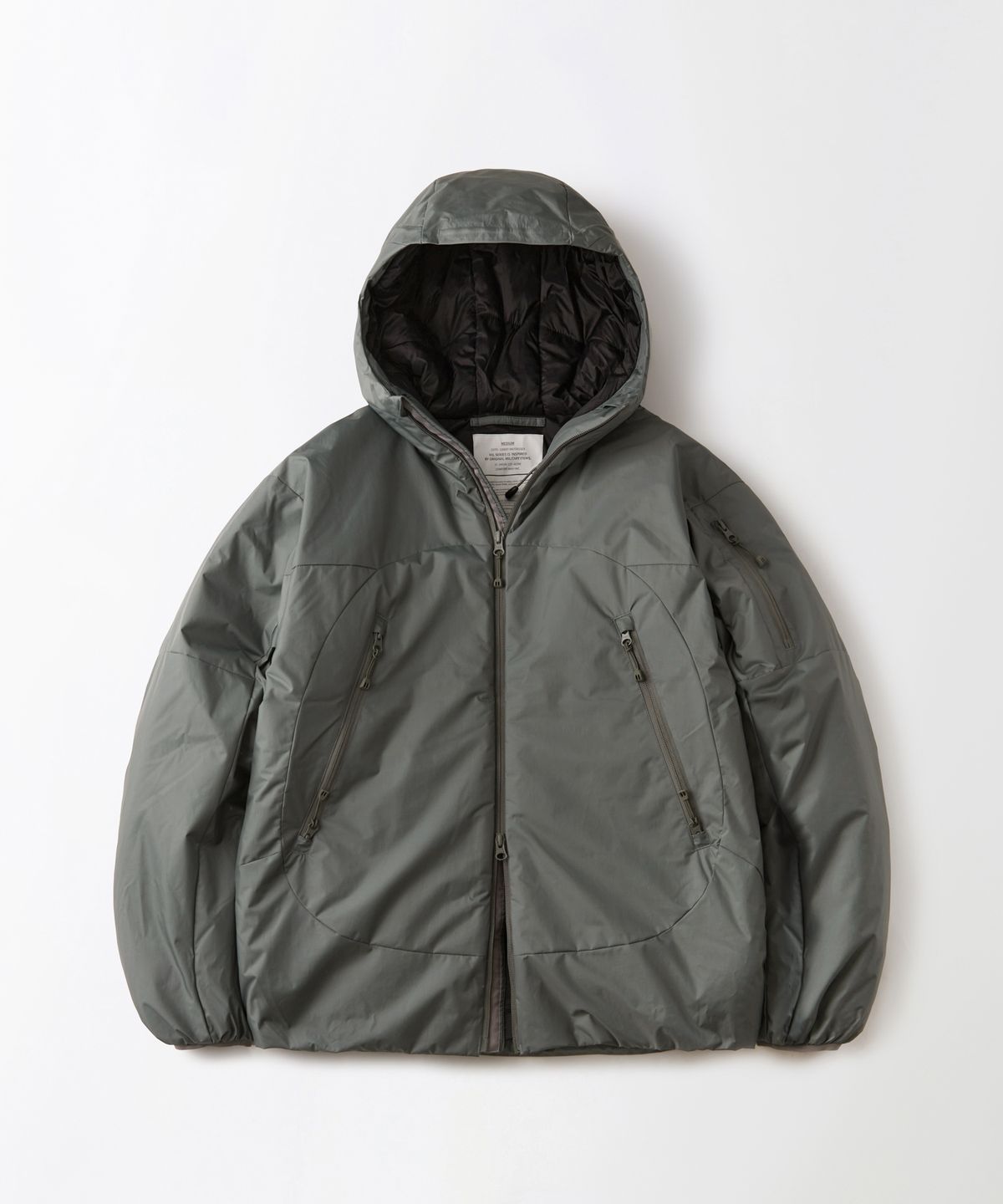 아웃스탠딩(OUTSTANDING) TORAY PRIMALOFT PCU JACKET_GRAY