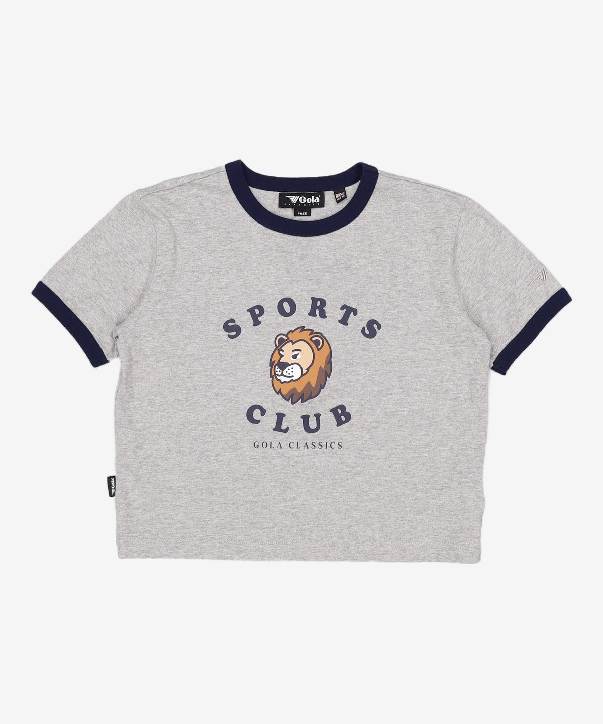 골라(GOLA) RETRO LION T-SHIRT [GRAY] FREE