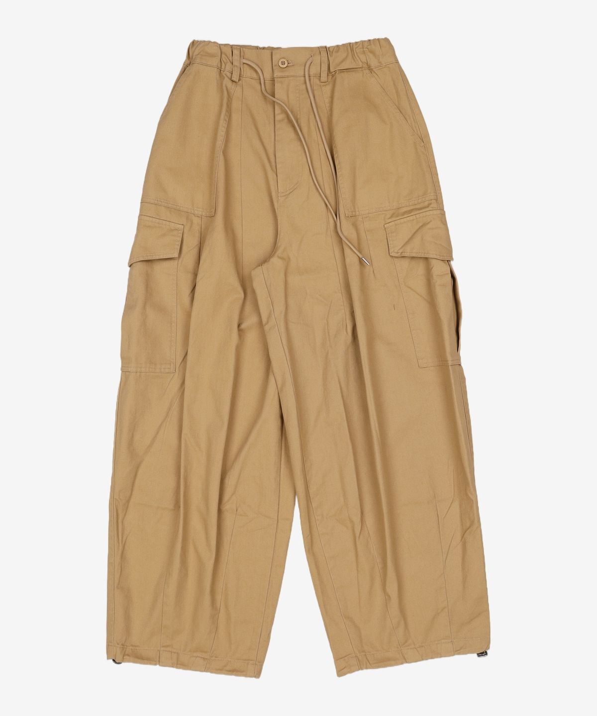 프리즘웍스(FRIZMWORKS) TWILL CARGO BALLOON PANTS _ BEIGE M