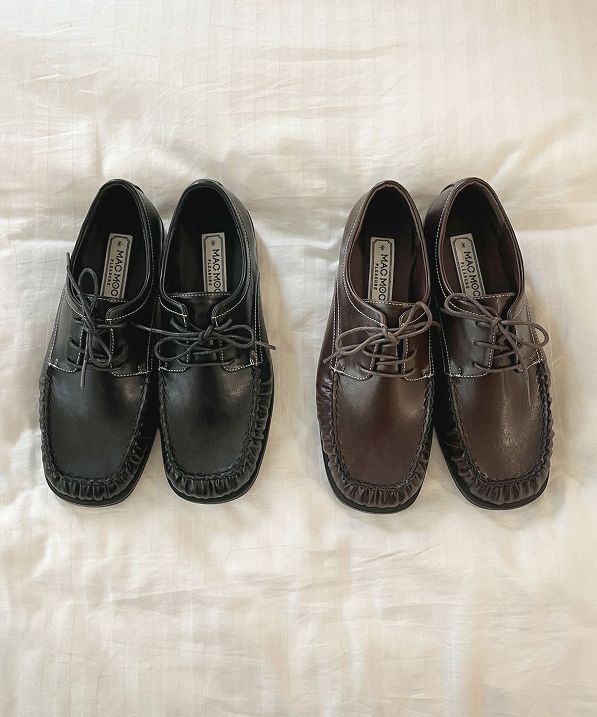 마크모크(MAC MOC) Leon 레온 클래식 레이스업 더비 로퍼_2colors