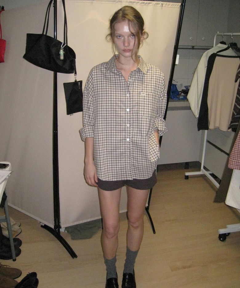 Nerd check shirt - Brown