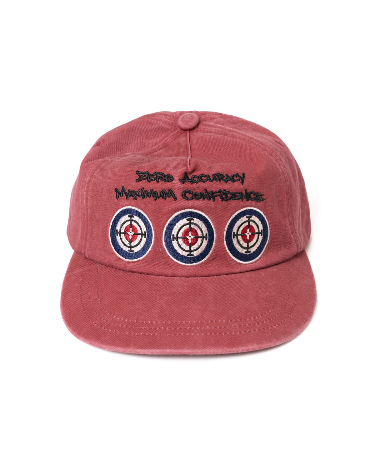 낫포너드(NOT4NERD) Triple Target 5-Panel Cap - Red