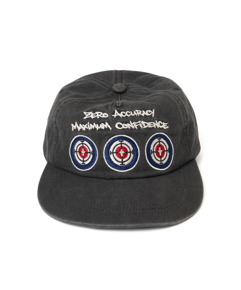 Triple Target 5-Panel Cap - Black