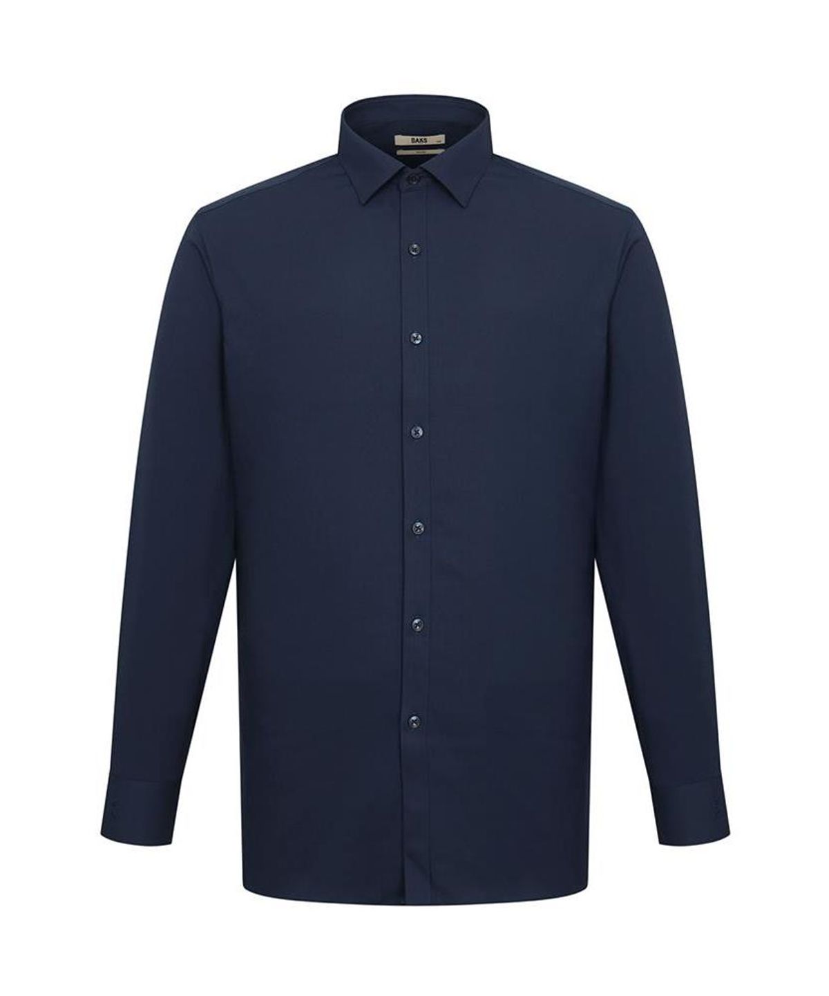 닥스셔츠(DAKS SHIRTS) 노케어 레이온혼방 솔리드 셔츠 슬림핏 네이비_DMA3SHDL303N1