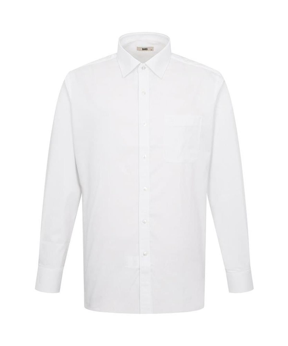 닥스셔츠(DAKS SHIRTS) 노케어 레이온혼방 솔리드 셔츠 레귤러핏 화이트_DMA3SHDL101A1