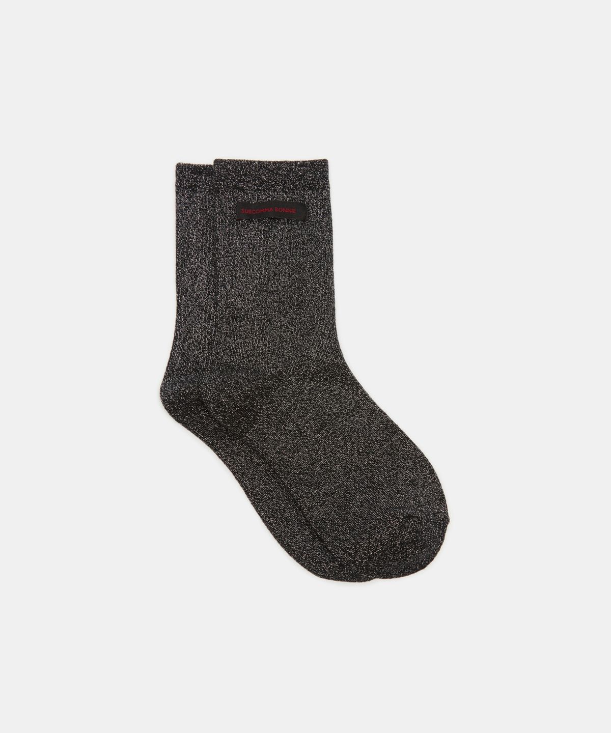 슈콤마보니(SUECOMMA BONNIE) Pearl glitter socks(black)_DSLAA26501BLK