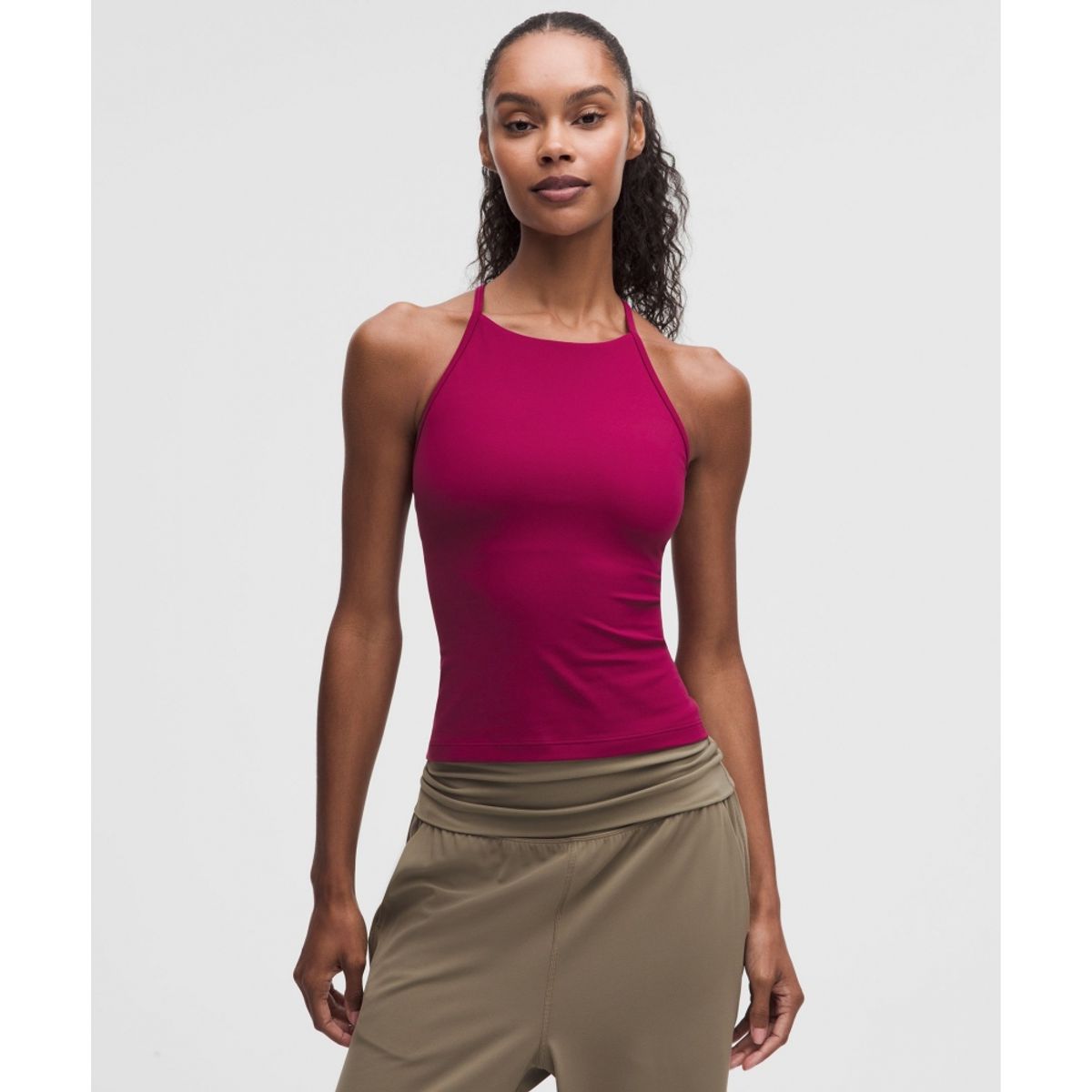 룰루레몬(LULULEMON) 플로우 Y 하이넥 탱크탑 *라이트 서포트, B C컵  RARV