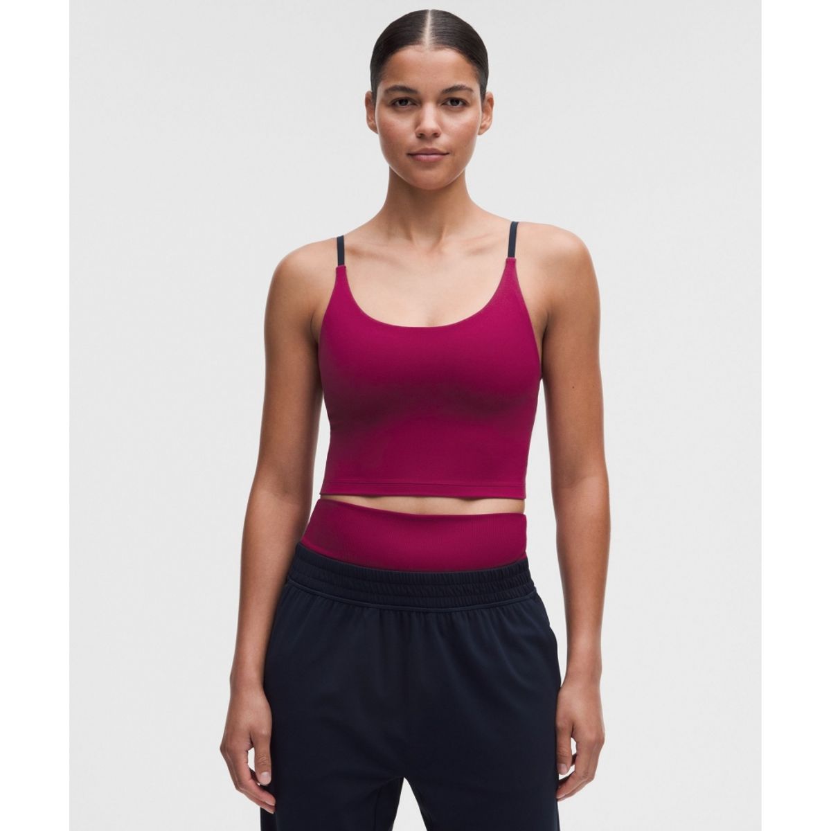 룰루레몬(LULULEMON) Align™ 스쿱넥 크롭 탱크탑 *B C컵  RARV TRNV