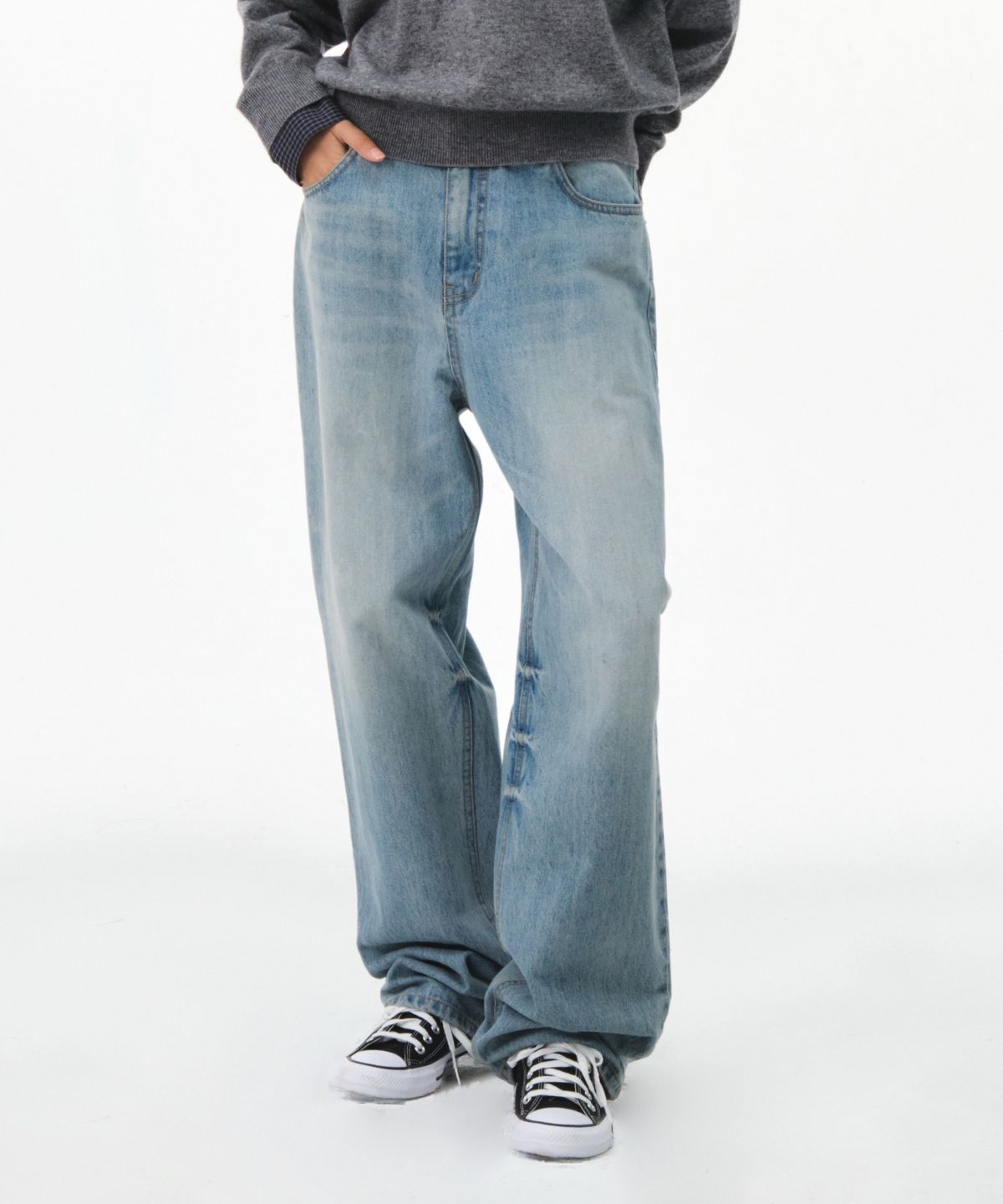 그로브(GROVE) NATIA DENIM PANTS (LIGHT BLUE)