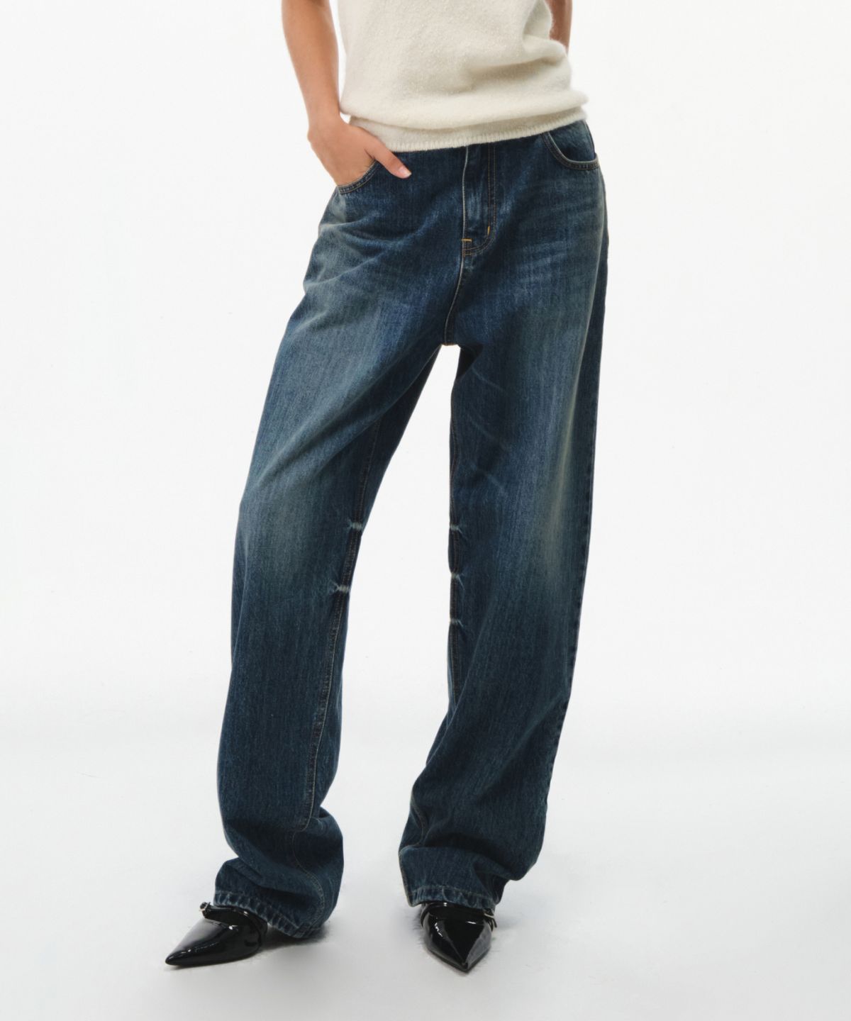 그로브(GROVE) NATIA DENIM PANTS (BLUE)
