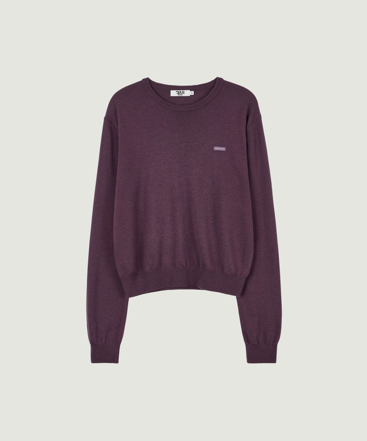 그로브(GROVE) DANIKA L/S KNIT (PLUM)