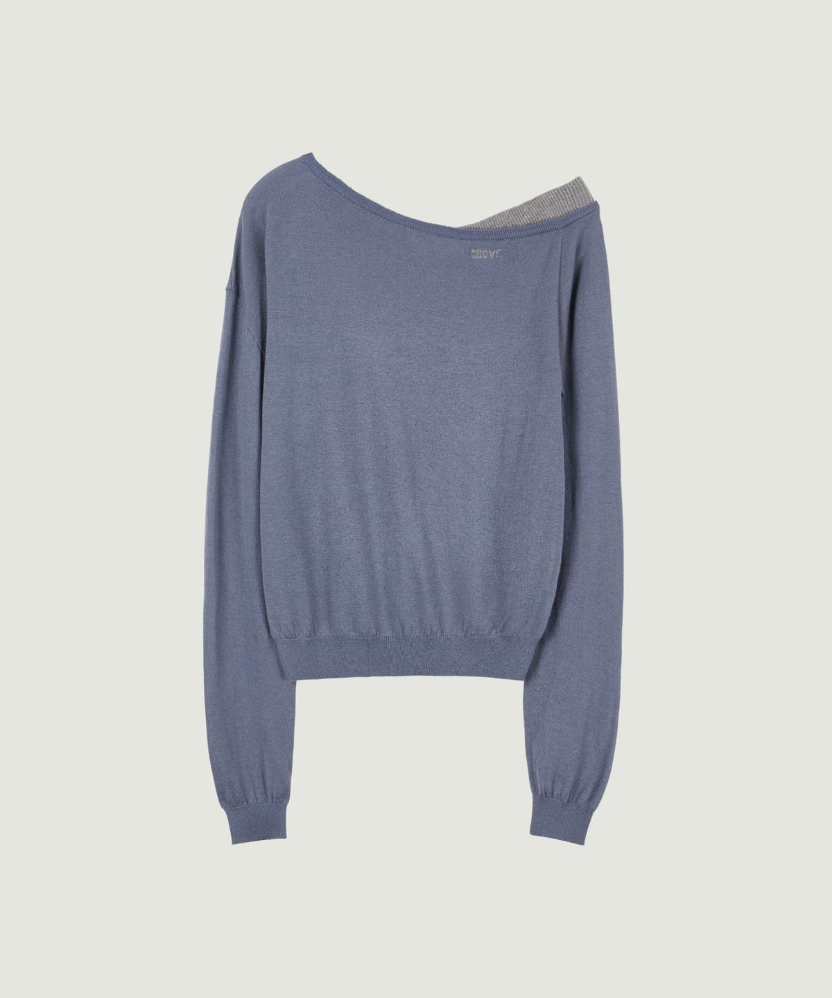 그로브(GROVE) 26FW EDEN COMBI KNIT (BLUE)
