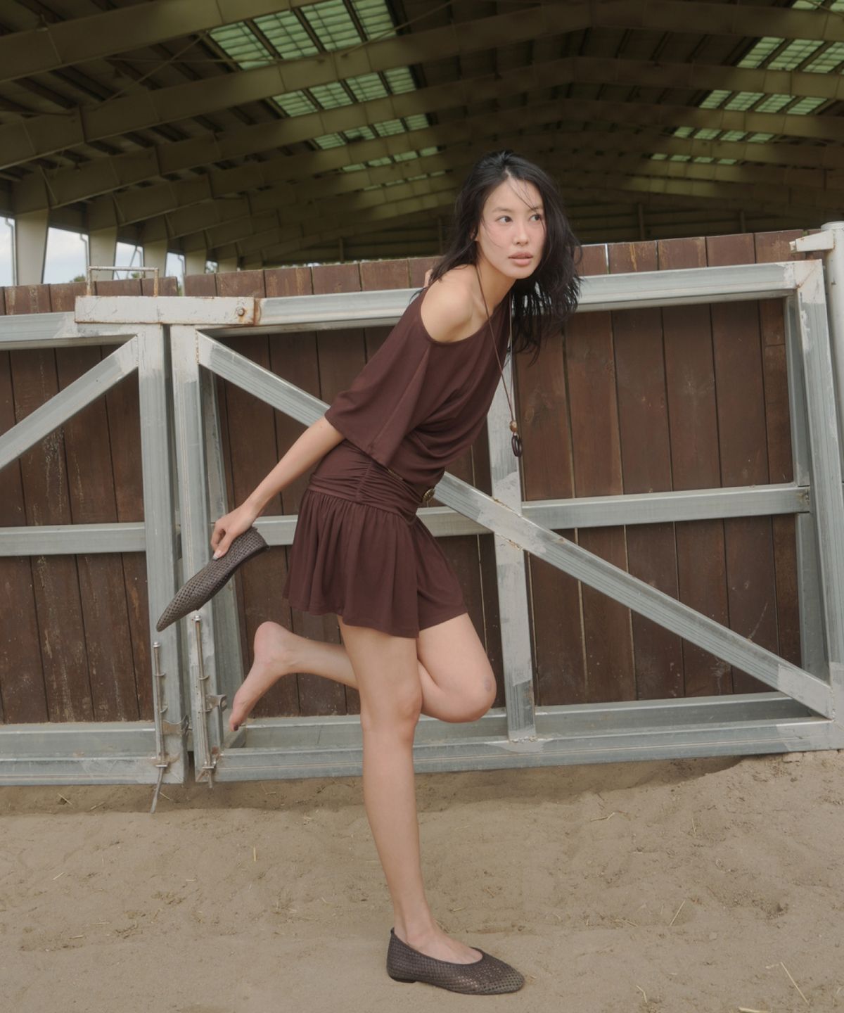 데이즈데이즈(DAZE DAYZ) CACAO FLAPPER DRESS