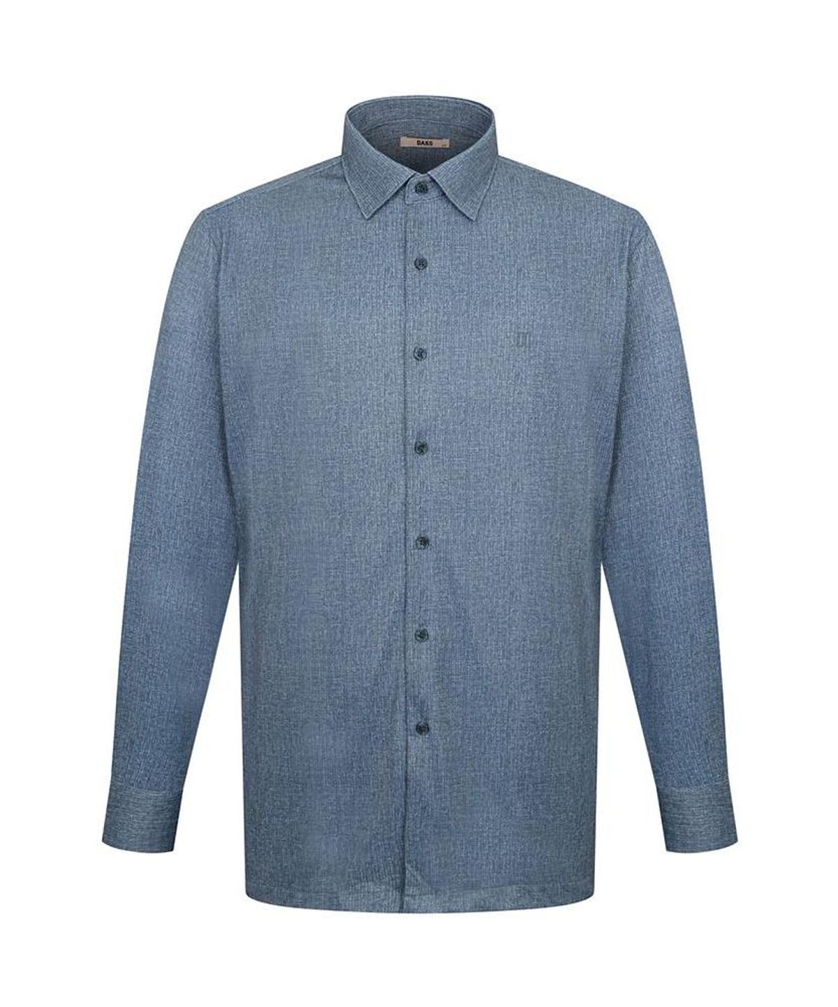 닥스셔츠(DAKS SHIRTS) 노케어 레이온혼방 프린트 셔츠 레귤러핏 네이비_DMA3SHCL101N1