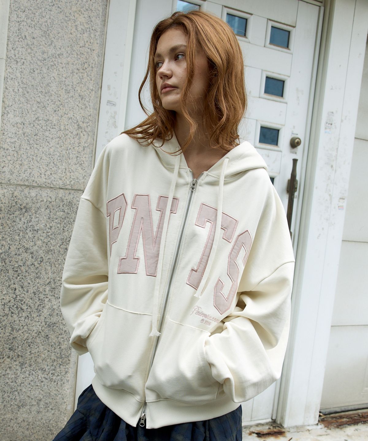 페이네틱(PAINETIC) PNTS Soft Zip-up Hoodie (IVORY)
