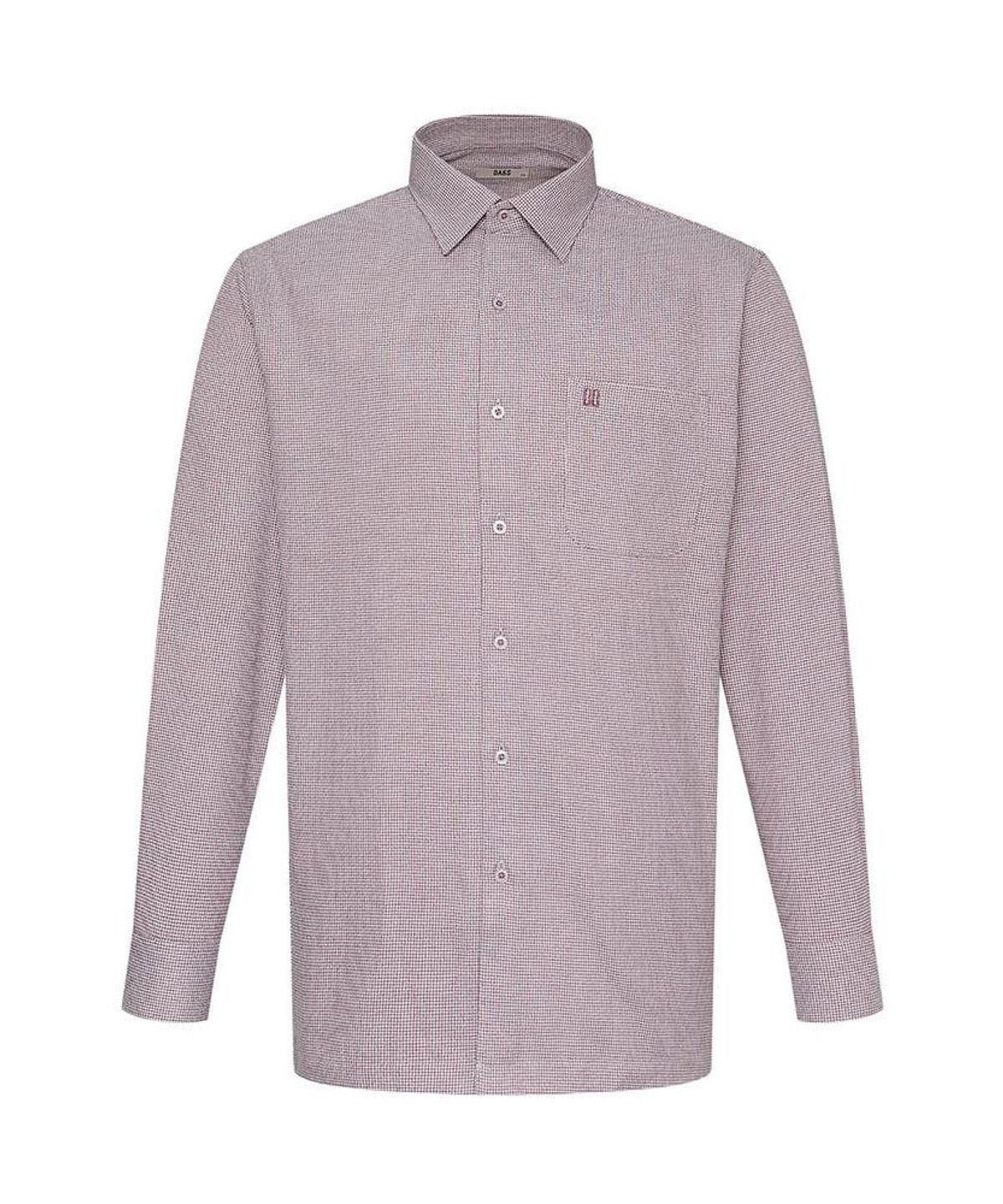 닥스셔츠(DAKS SHIRTS) 노케어 폴리혼방 체크셔츠 레귤러핏 레드_DMW3SHCL102R1